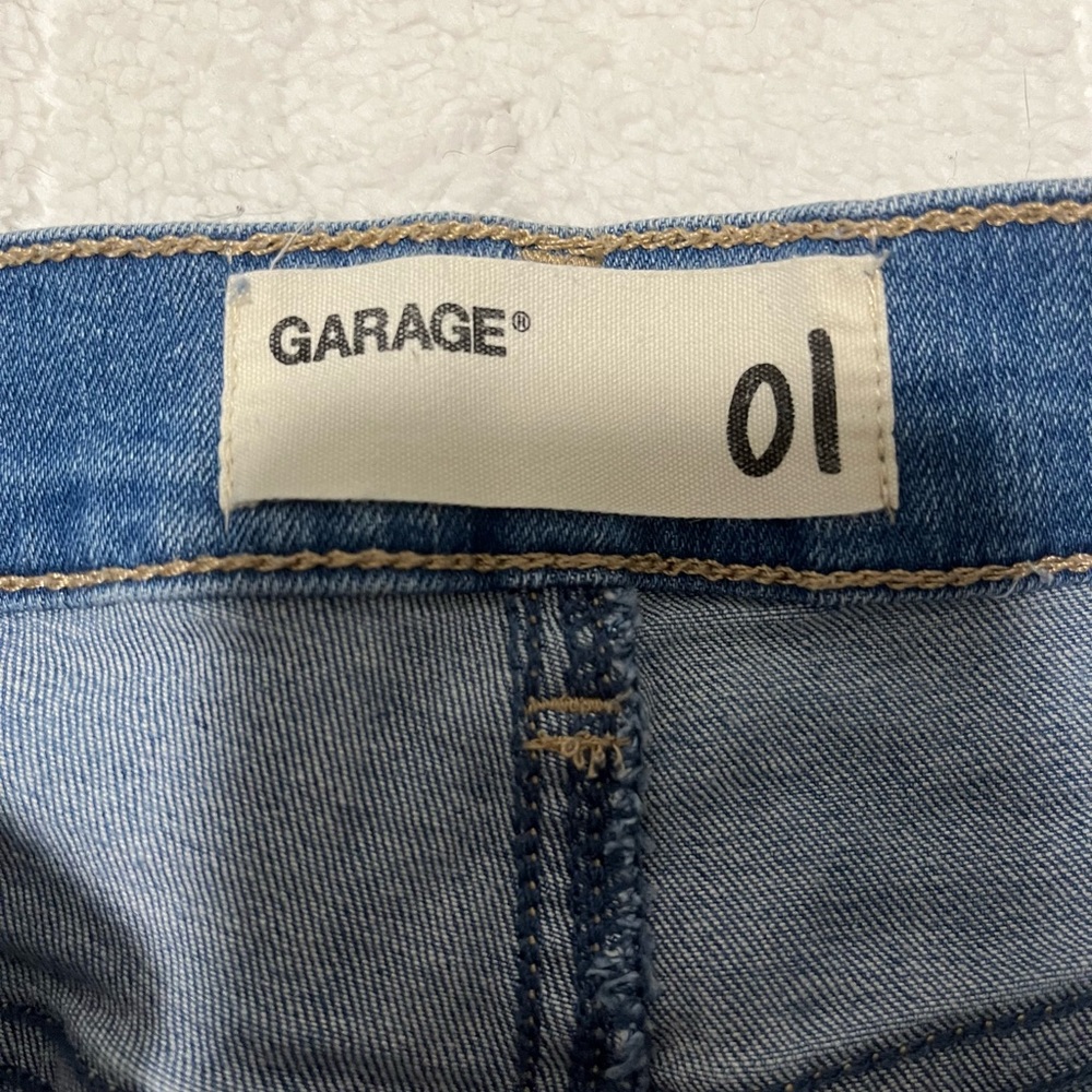 GARAGE HIGH RISE DENIM SHORTS - Picture 3 of 7